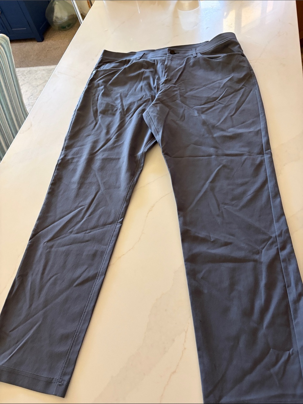 Public Rec Gray Straight-Leg Pants